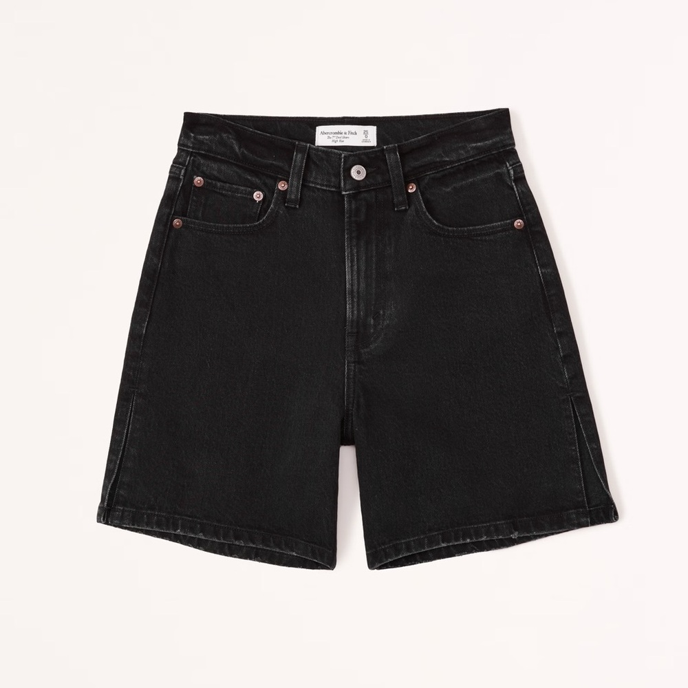 Abercrombie High Rise Dad Short Split Leg